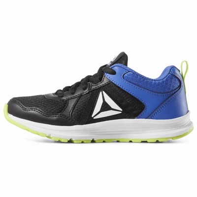 Reebok Almotio 4.0 Running Shoes For Boys Colour:Black/Light Green/White